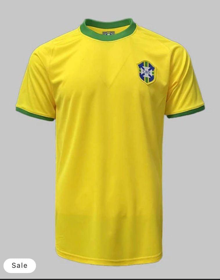 חולצת רטרו ברזיל בית עונת 1970-Strikers