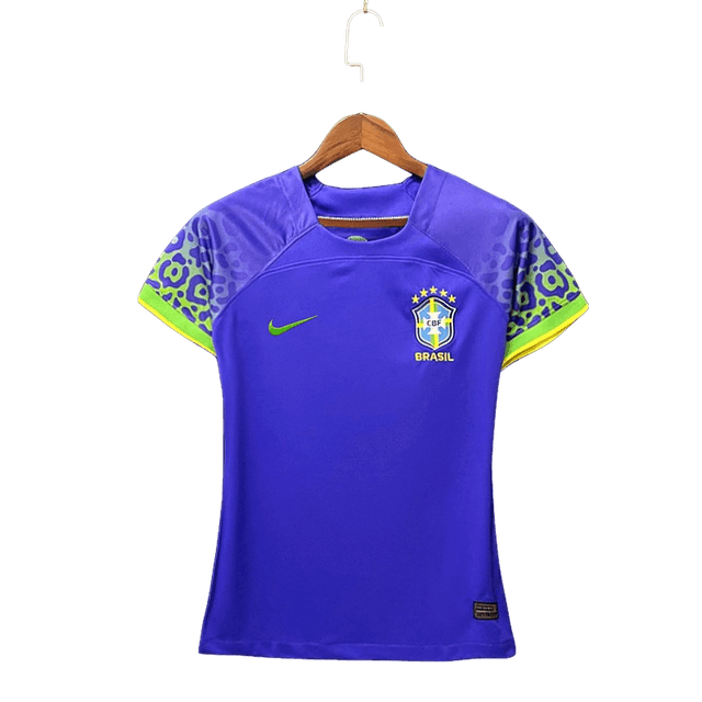חולצת כדורגל נשים ברזיל חוץ 22/23-Strikers