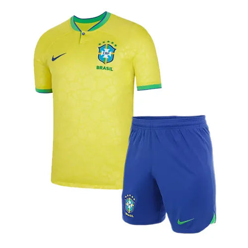 חליפת כדורגל לילדים נבחרת ברזיל בית 22/23-Strikers