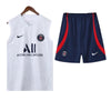 חליפת כדורגל גופייה אימונית פריז לבנה בסגנון בסמל-Strikers
